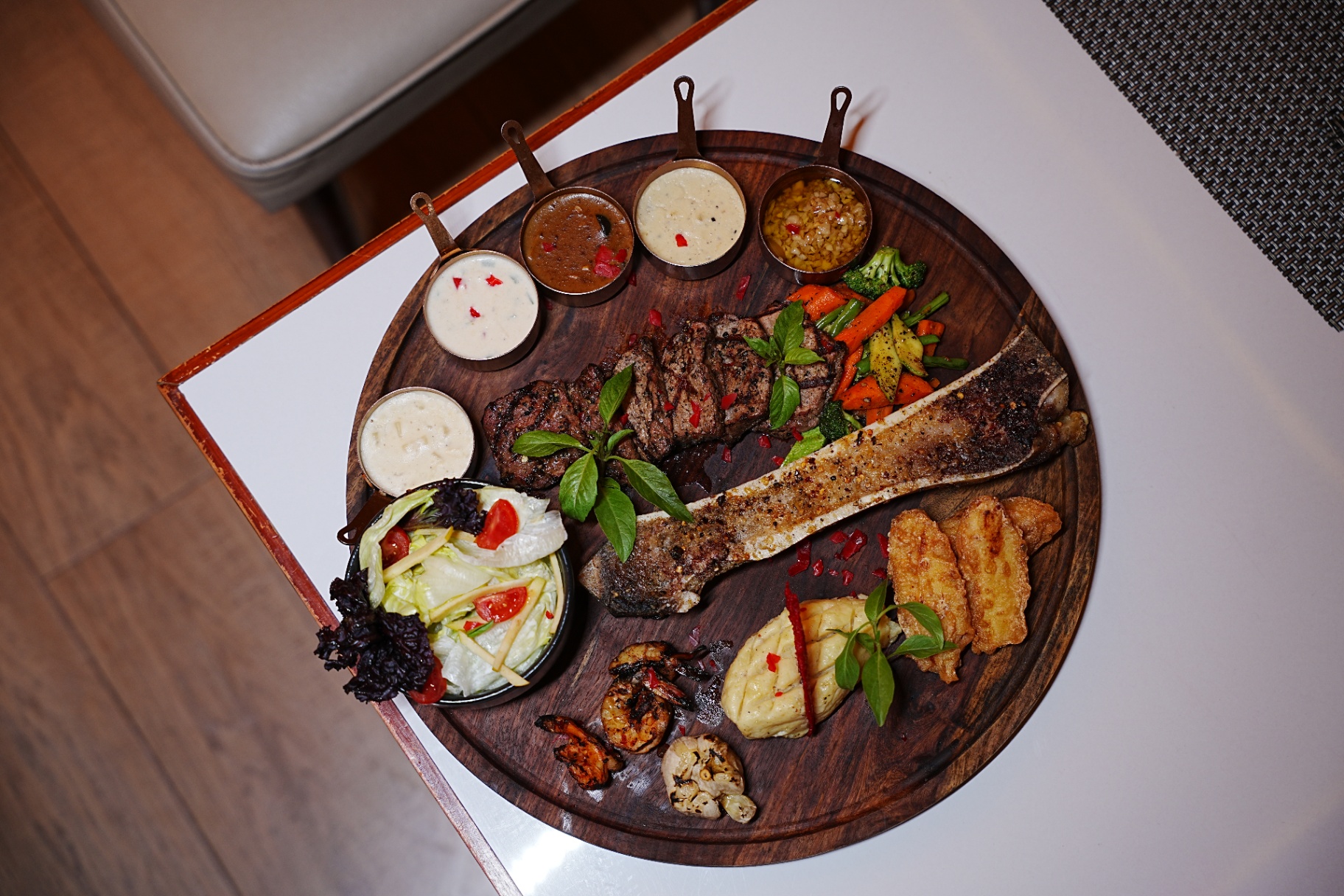 Bone Marrow Beef Steak Platter