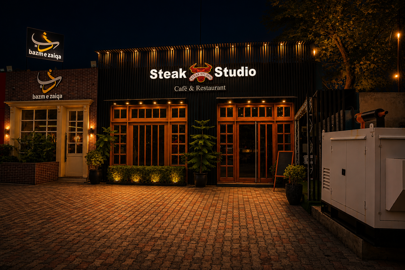 Steak Studio Johar Town branch exterior